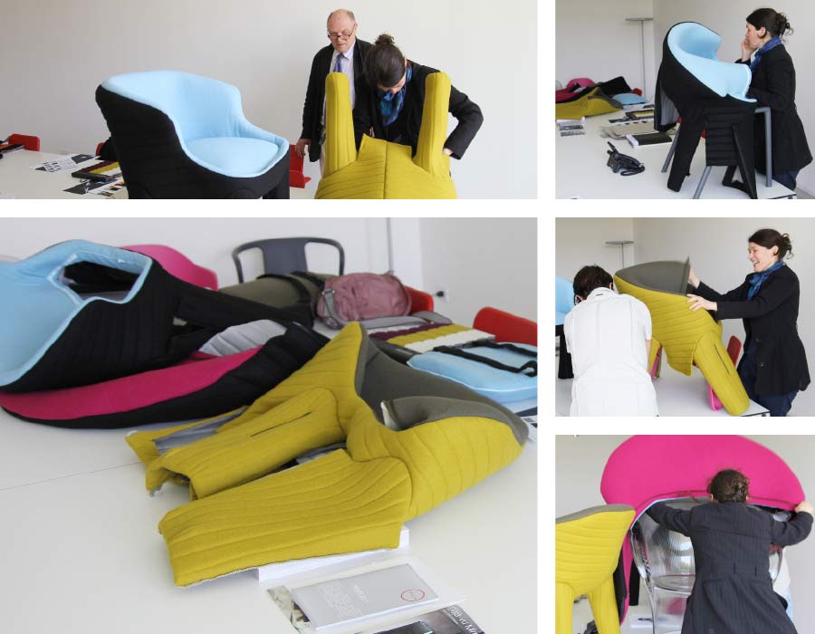 Magis easy chair Spacecoats - at work in the studio